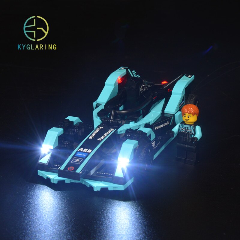 Kyglaring Light Set For LEGO Speed Champions 76898 Formula E Racing GEN (only light kit included)