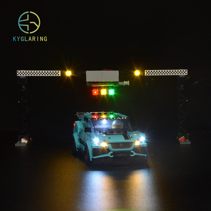 Kyglaring Light Set For LEGO Speed Champions 76898 Formula E Racing GEN (only light kit included)