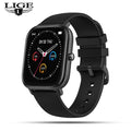 LIGE New Ladies Smart watch Heart Rate blood Pressure Monitoring Fitness tracker Sports Female smart watch Male For Android iOS