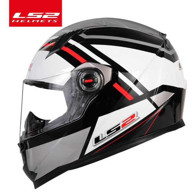 LS2 Clown full face motorcycle helmet ls2 FF358 motocross racing man woman casco moto casque ECE Approved