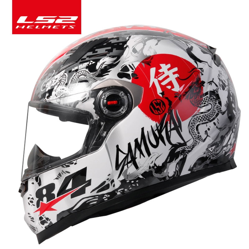 LS2 Clown full face motorcycle helmet ls2 FF358 motocross racing man woman casco moto casque ECE Approved