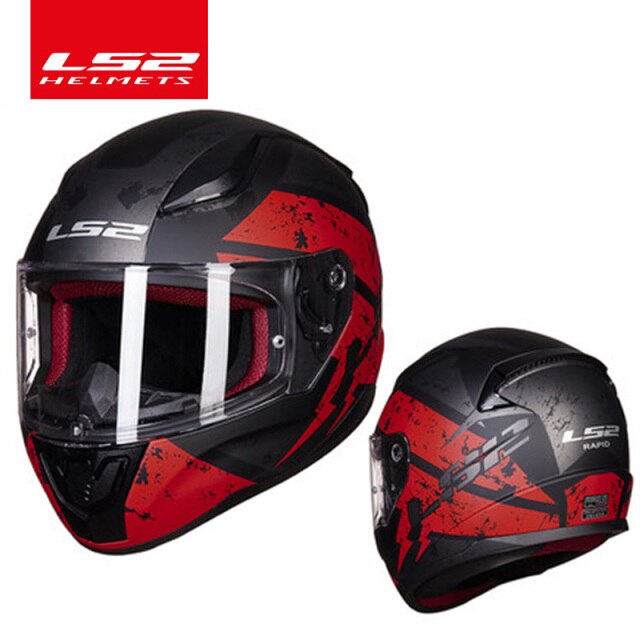 LS2 Global Store LS2 FF353 full face motorcycle helmet ABS safe structure casque moto capacete ls2 RAPID street racing helmets