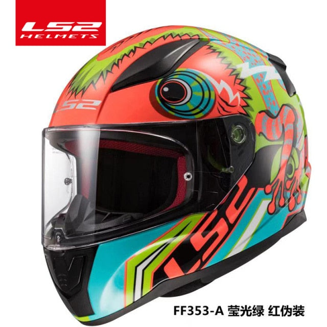LS2 Global Store LS2 FF353 full face motorcycle helmet ABS safe structure casque moto capacete ls2 RAPID street racing helmets