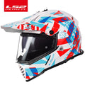 LS2 PIONEER EVO off-road motorcycle helmet double lens ls2 mx436 motocross helmets capacete casco casque