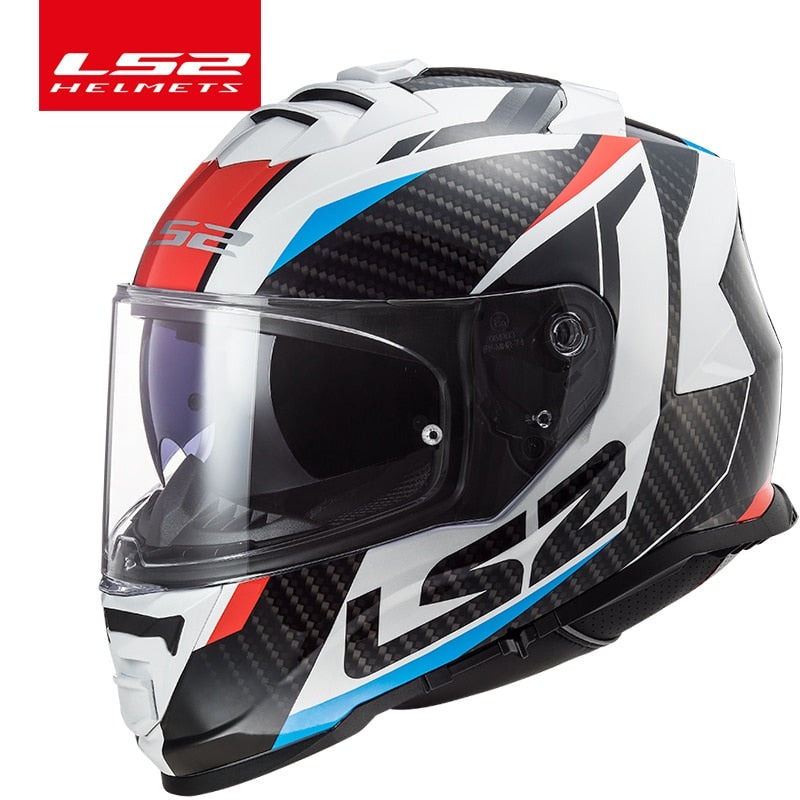 LS2 STORM Full Face Motorcycle Helmet ls2 ff800 Man Woman casco moto with Fog-Free system capacete moto