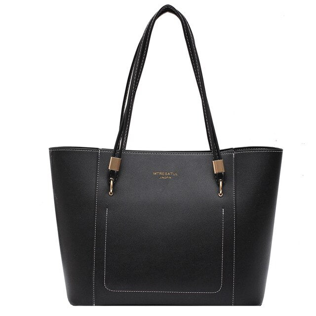 Large Capacity Casual Tote Bags for Women 2020 Trend Luxury Brand Bag Leather Designer Big Shopper Bag Fashion Handbags Women