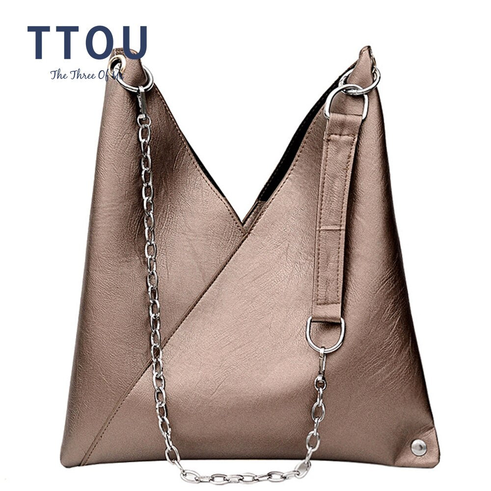 Large Capacity Women Handbags Vintage Solid Color Shoulder Bags Female Tote Bag Ladies Design Big Small Handbag Travel Bag