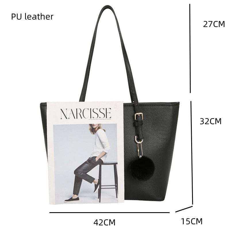 Leather Casual Tote Bag Vintage Women Bags Luxury Handbags for Women 2020 Designer Fashion Shoulder Bag Big Women's Bag Shopper