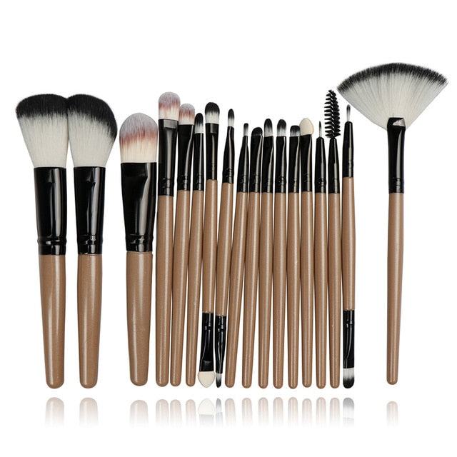 Lemoda  Professional Makeup Brushes Set Eyebrow Powder Foundation Eye Shadow Brush Cosmetics Tools Beauty Makeup Brush Kit