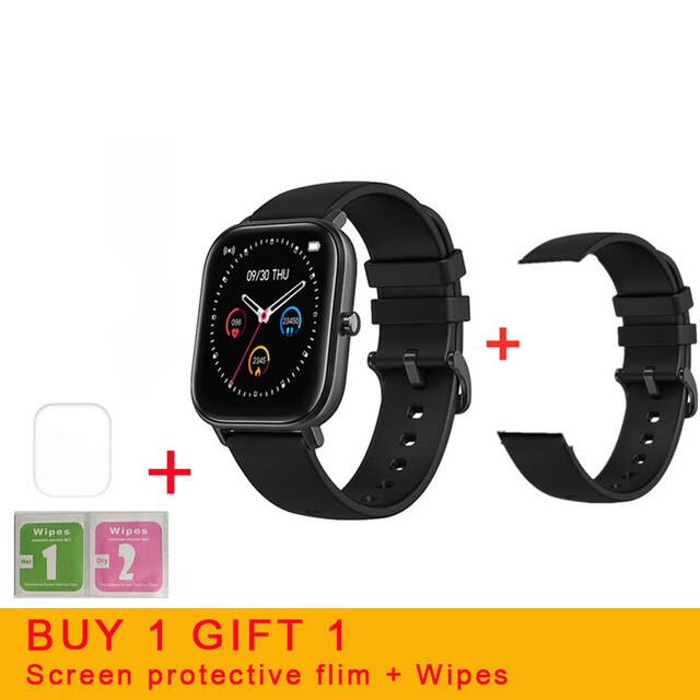 Lism P8b 2020 New Full Touch Heart Rate Sleep Fitness Smart Watch Men Women Multi Sports Watches Weather Forecast Smartwatch