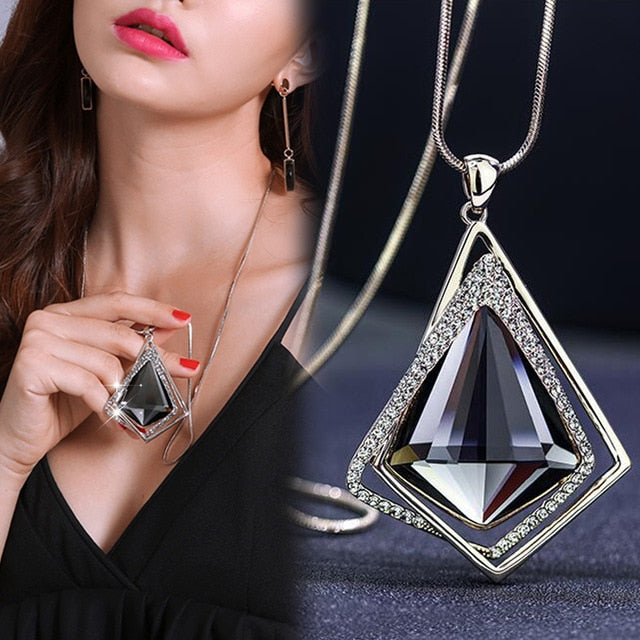 Long Necklaces & Pendants for Women Maxi Collier Femme Geometric Chain Fashion Necklace Statement Colar Accessories Jewelry 2020
