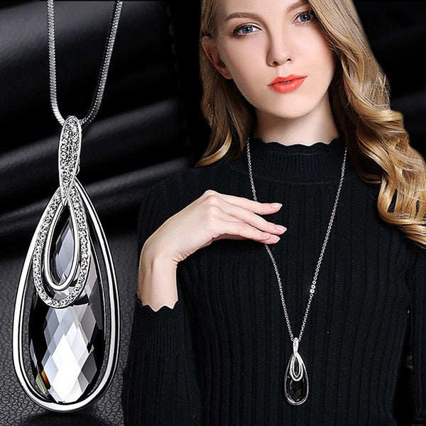 Long Necklaces & Pendants for Women Maxi Collier Femme Geometric Chain Fashion Necklace Statement Colar Accessories Jewelry 2020