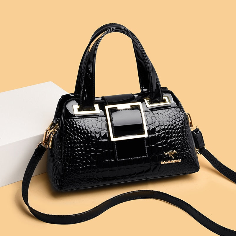 Luxury Designer Handbag Brand Crossbody Bags for Women 2021 New Crocodile Pattern Leather Shoulder Bags Casual Tote Bag Bolsos