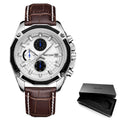 MEGIR Fashion Casual Watches Men 2020 Mesh Strap Chronograph Quartz Watch Men's Waterproof Luxury Military Sport Wrist Watches