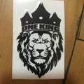 MT-64 one king lion 3D Car Stickers Cool  Logo Car Styling Metal Badge Emblem Tail Decal Motorcycle Car Accessories Automobile