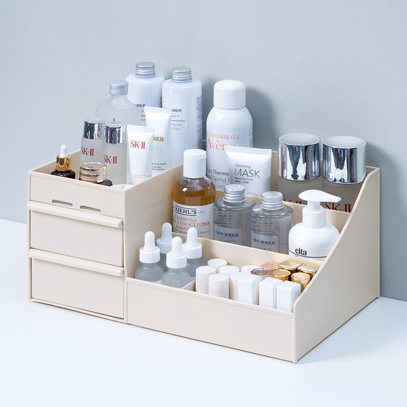 Makeup Organizer Dressing Table Makeup Box Organizer For Cosmetics Storage Makeup Jewelry Storage Box Table Sundries Storage Box