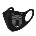 Mask For Face With Adult Women'S Fashionable Hot Diamond Printing Mask Breathable Protection Cutton Mask Halloween Cosplay