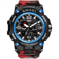 Men Military Watch 50m Waterproof Wristwatch LED Quartz Clock Sport Watch Male relogios masculino 1545 Sport Watch Men S Shock