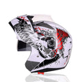 Motorcycle Double Lenses Safe Helmets Moto Riding Motocross Helmets Four Seasons Full Face Motorbike Universal Helmet