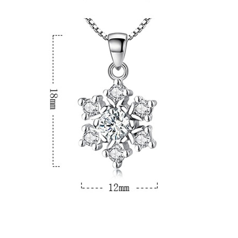 NEHZY 925 Sterling Silver Necklace Pendant Fashion Jewelry New Woman High Quality Flower Crystal Zircon Necklace Length 45CM