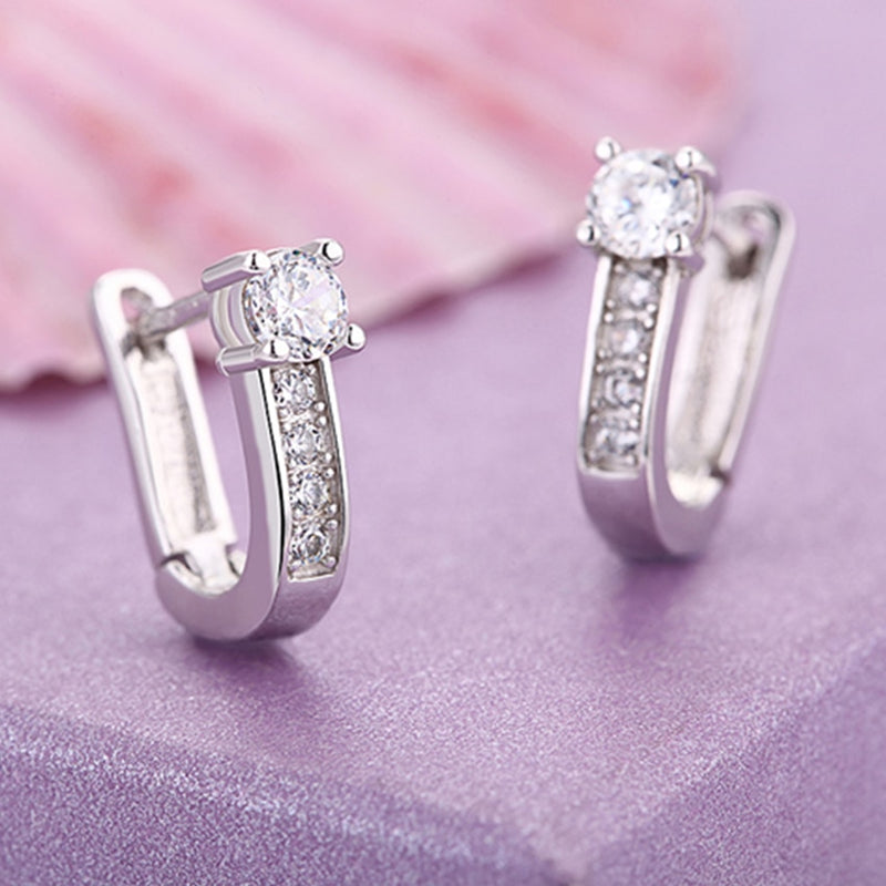 NEHZY 925 Sterling silver Luxury star earrings sparkling zircon popular jewelry female high-end big fashion earrings princess