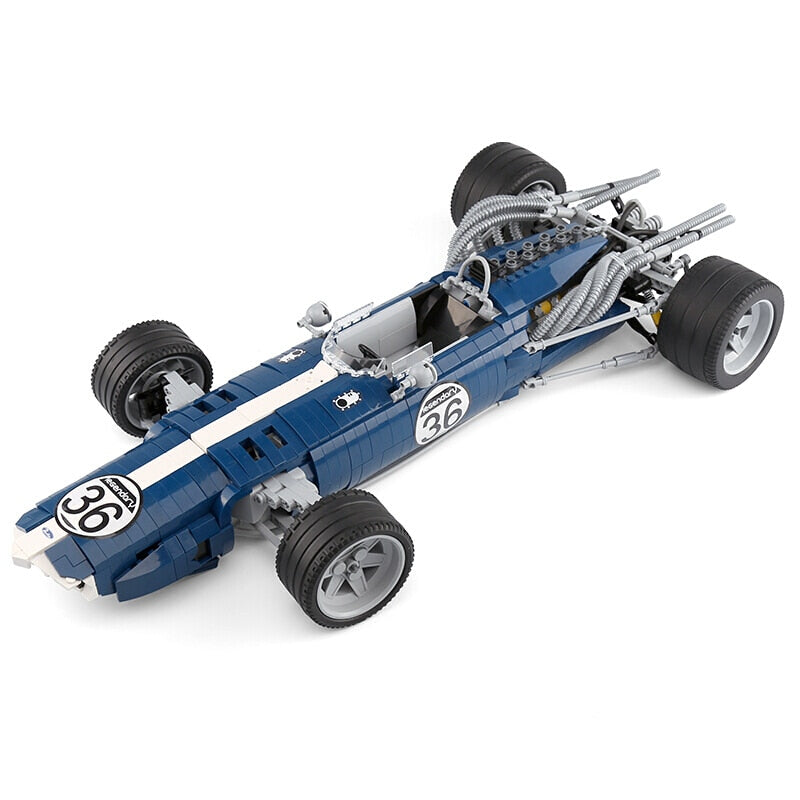 NEW 1967 Formula 1 Racing Car Creator Exclusive Technic Grand Prix Racer F1 Building Blocks Bricks Classic Model Kids Toys