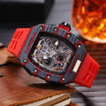 NEW 6-pin Automatic Watch Men's Watch Luxury Richard Full-featured Quartz Watch Silicone Strap Gift
