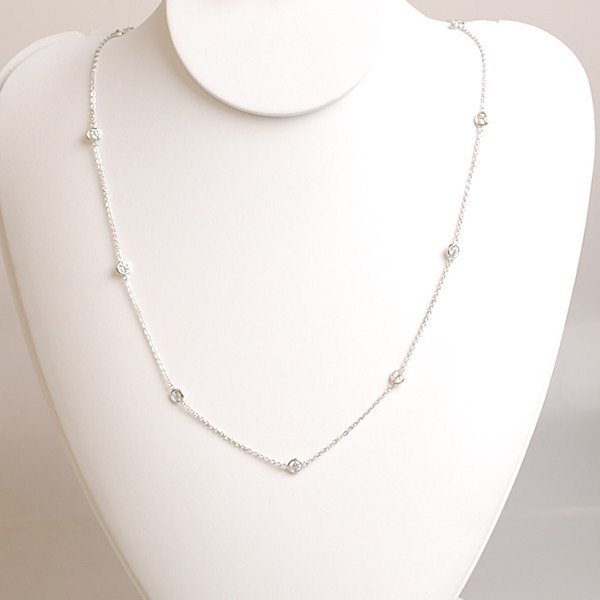 NEW Authentic 925 sterling silver cz bead cute women choker 40+5cm extend silver chain necklace