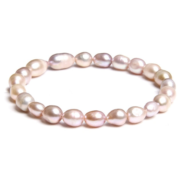 Natural Freshwater Pearls Bracelets For Women 2020 Handmade Jewelry Multi Color Irregular Shape Baroque Pearls Beads Bracelet