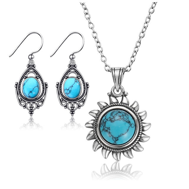 Natural Moonstone 925 silver jewelry Pendants Necklaces For Women Men Sun Geometric Shape Vintage Fashion Woman Pendants Hotsale