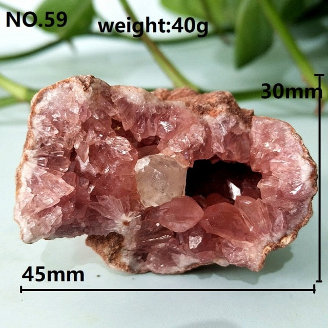 Natural Pink Amethyst Stone Quartz Raw Crystal Geode Room Decoration Argentina Amethyste Real Mineral Spiritual Healing Crystals