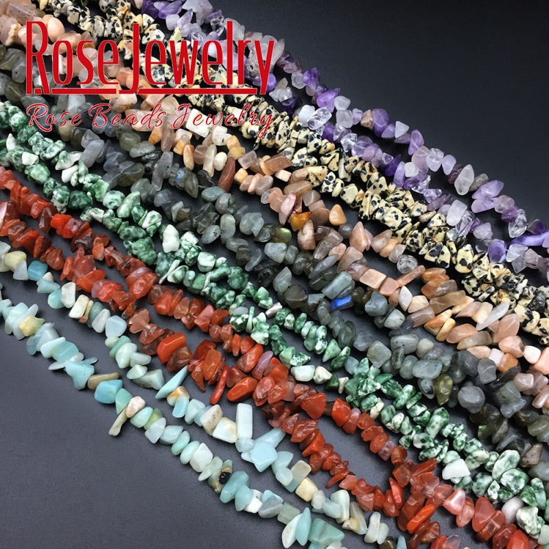 Natural Stone Beads Tourmaline Crystal Garnet Jaspers Chip Irregular 5-8 mm Beads 40 cm Strand for Jewelry Making Necklace