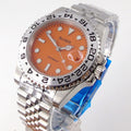 New Arrival BLIGER 40mm Blue Yellow Orange Dial Sapphire Glass Luminous Japan NH35 Automatic Men's Watch Oyster Strap