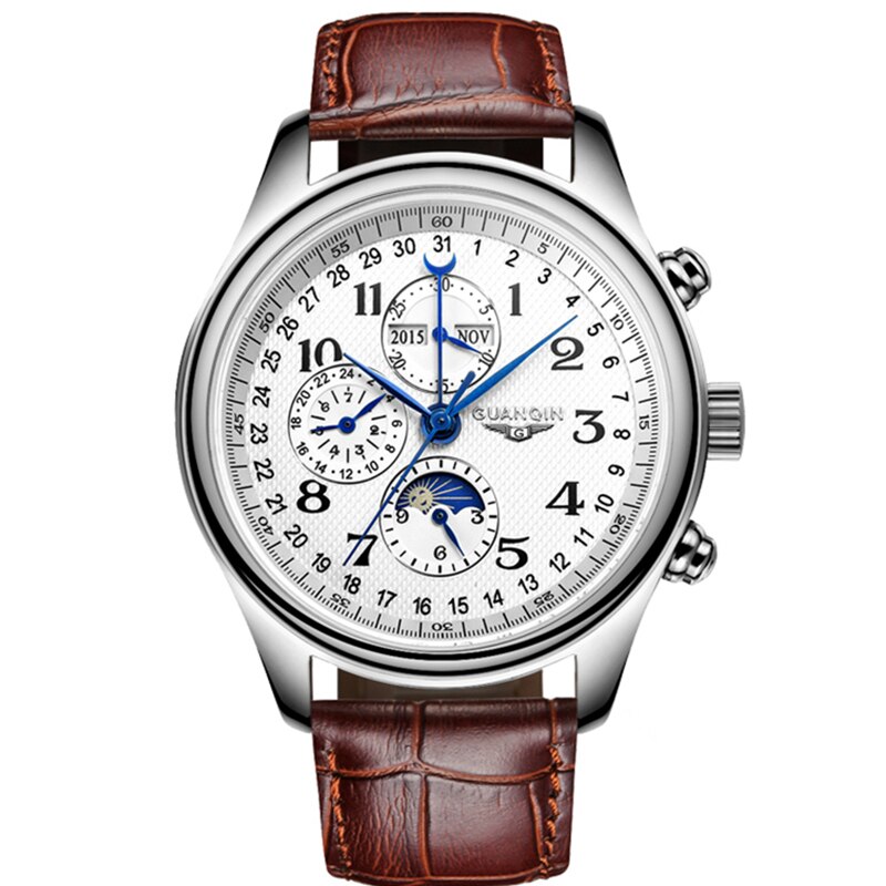 New Automatic watch Mechanical Sapphire Men's Watches Top Brand Luxury business Waterproof clock men Relogio Masculino