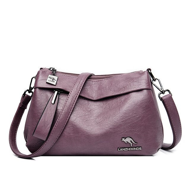 New Blue Leather Bags Women Purses and Handbags Luxury Handbags Women Bag Designer Brand Shoulder Crossbody Bags for Women 2020