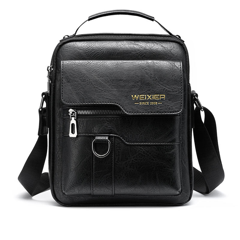 New Men Crossbody Bag Shoulder Bags Multi-function Men Handbags Large Capacity Split Leather Bag For Man Messenger Bags Tote Bag