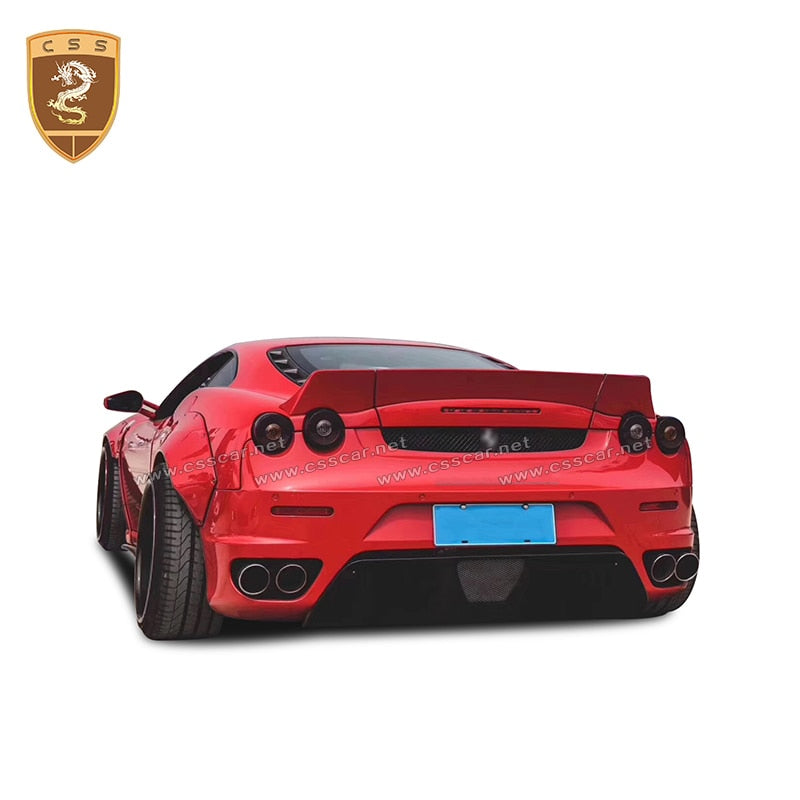 Newest F430 Body Kit for Front Rear Diffuser Lip Side Skirt Rear Spoilers Wing for Ferrari-F430 Refit LB Wide-body kit Car Parts
