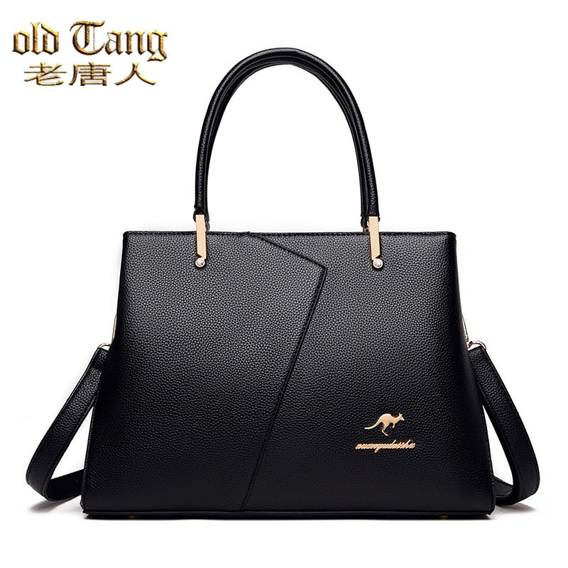 OLD TANG Soft Leather Luxury Women's Handbag Messenger Bag Designer Ladies Shoulder Crossbody Bags For Women 2020 Bolsas Mujer
