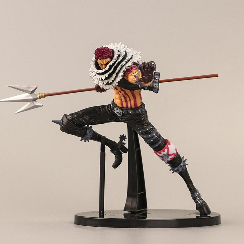 One Piece Figure Charlotte Katakuri PVC Action Figures KING OF ARTIST Fighting Katakuri figure Collection Model Toys