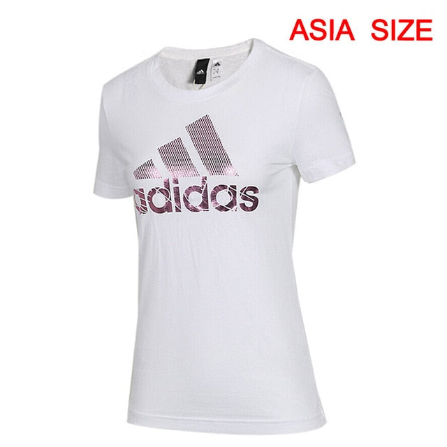 Original New Arrival Adidas GRAPHICS BOS Foil Tee Women's T-shirts short sleeve Sportswear