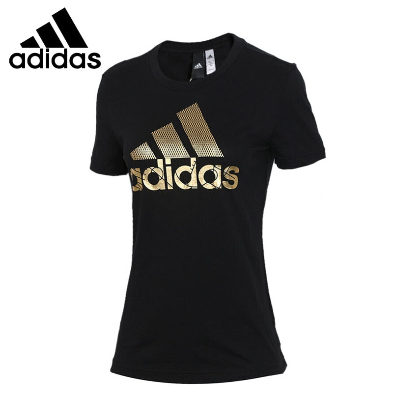 Original New Arrival Adidas GRAPHICS BOS Foil Tee Women's T-shirts short sleeve Sportswear