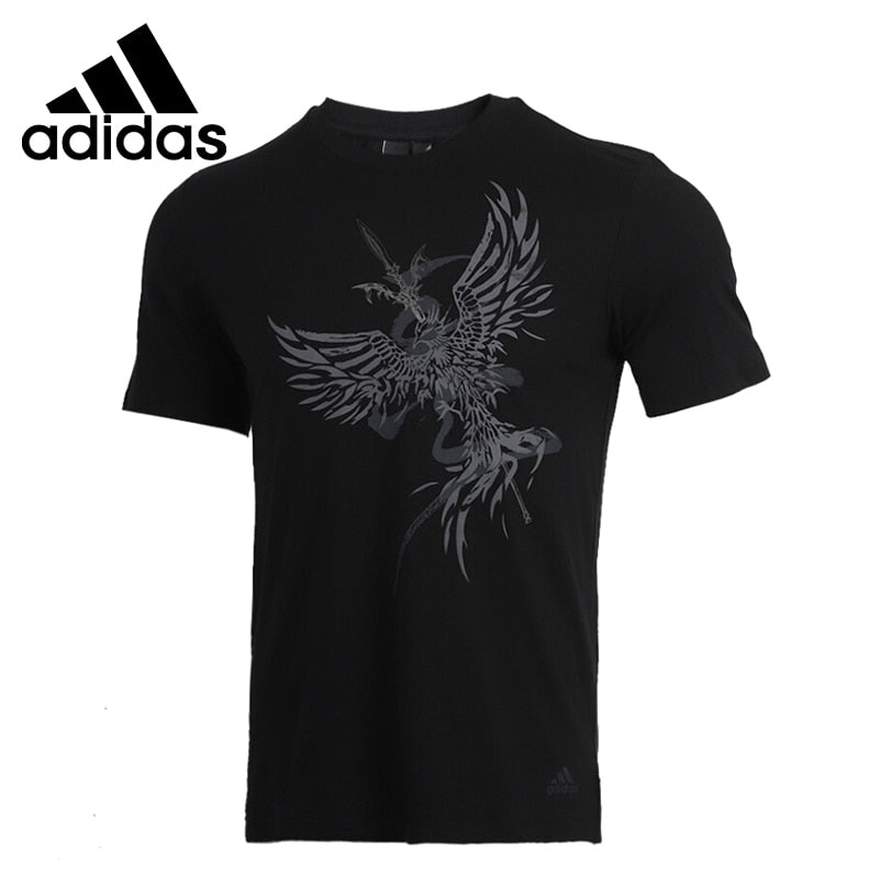 Original New Arrival Adidas  M WJ GFX T STOR Men's T-shirts short sleeve Sportswear