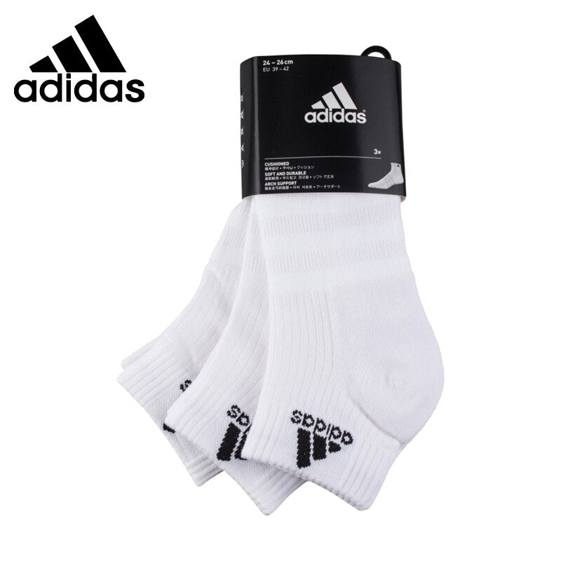 Original New Arrival  Adidas Unisex Sports Socks (3 Pairs)