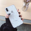 Ottwn Glitter Phone Case For iPhone 11 12 Mini Pro XS Max XR X 6 6s 7 8 Plus Love Heart Star Sequins Soft Bling Clear Cover Capa