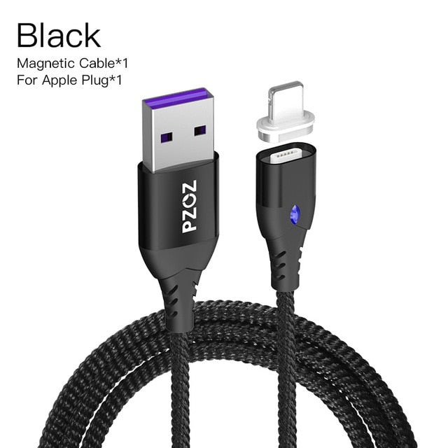 PZOZ 5A Magnetic Cable Micro usb Type C Super Fast Charging Microusb Type-C Magnet Charger usb c For iphone 11 huawei usb cable