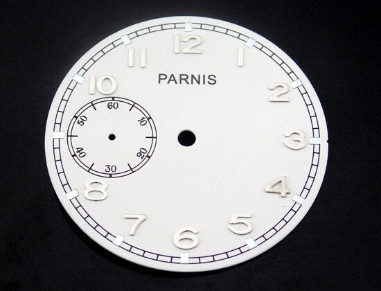 Parnis 38.9mm White Dial Fit ETA 6497,Seagull ST3600 Movement Mens Watch P328