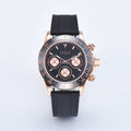 Parnis 39mm Dial Quartz Chronograph Top Brand Luxury Pilot Business Waterproof Sapphire Crystal Men's Watch Relogio Masculino