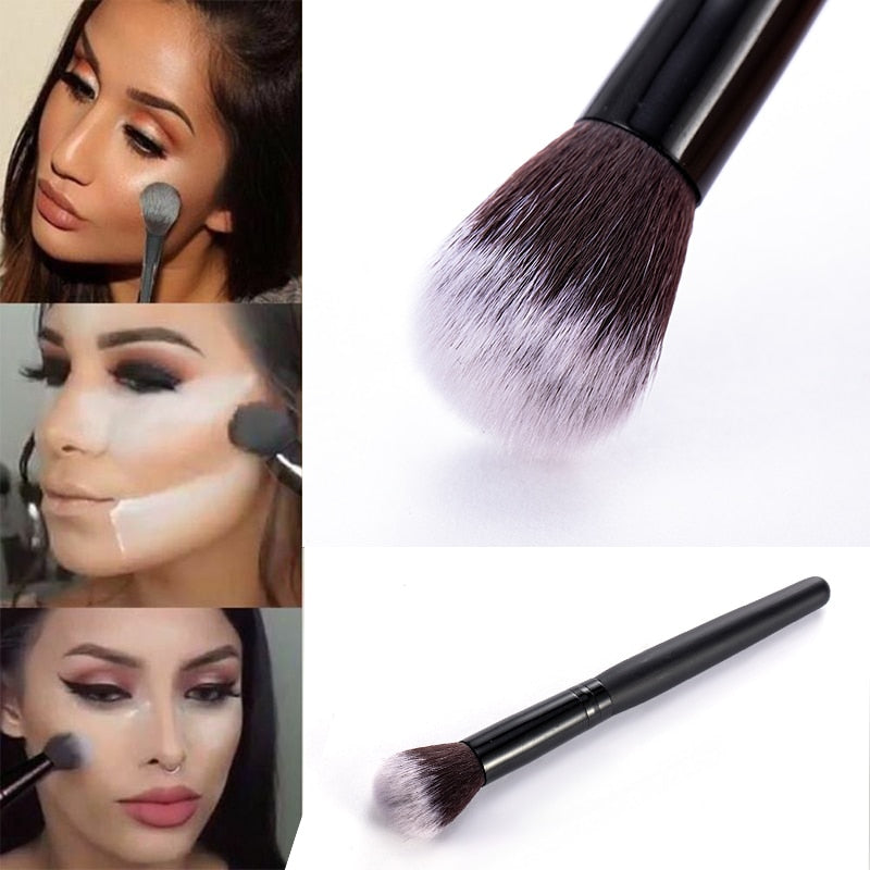 Professional Beauty Powder Blush Brush Foundation Concealer Contour Powder Brush Makeup Brushes Cosmetic Tool Pincel Maquiagem
