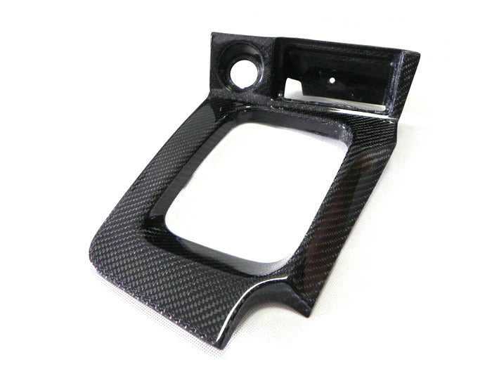 For Nissan R34 Carbon Fiber Gear Surround Replacement RHD Glossy Fibre Interior Cover Trim Drift Racing Body Kit Bodykits