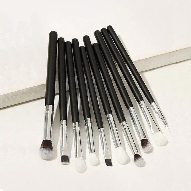 RANCAI Cosmetics Makeup Brushes Set 10/15pcs Complete Kit Powder Eyebrochas Eyeshadow Brush High Quality Makeup Brushes